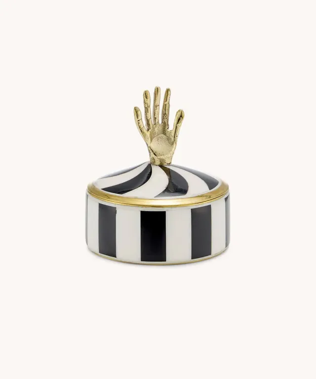 Doing Goods Circus Jana Hand Dose Schwarz Medium Messing