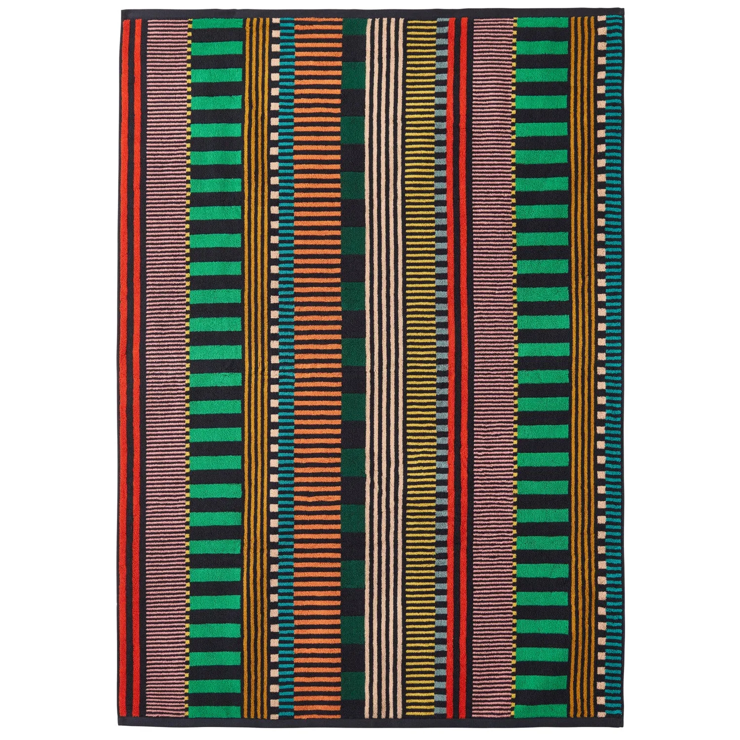Donna Wilson Multi Stripe Handtuchset Baumwolle 4-tlg