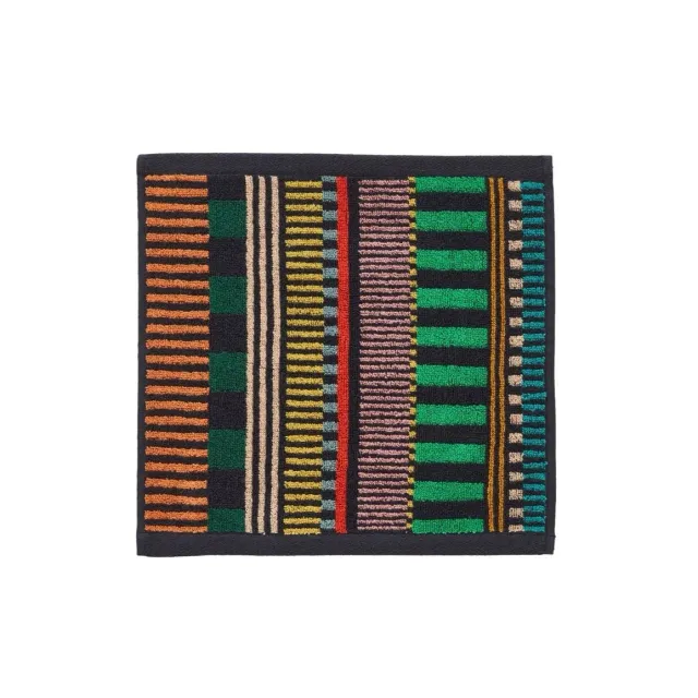 Donna Wilson Multi Stripe Waschlappen 30x30 Baumwolle
