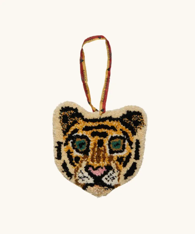 Doing Goods Tapis Amis Cloudy Tiger Wandbehang Wolle