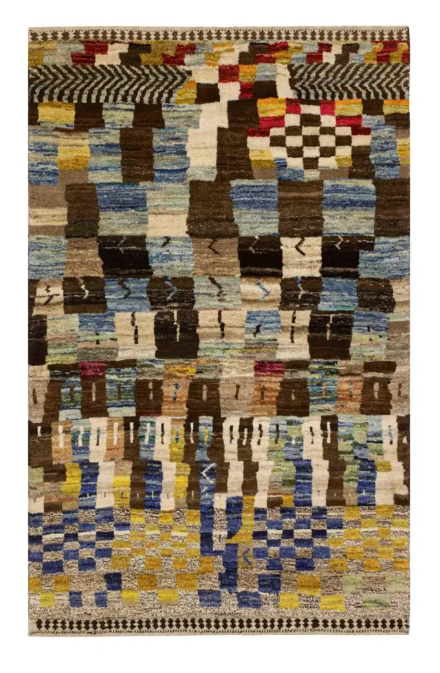 Amini Taimany 8281791 Teppich 200x130cm handgekünüpft