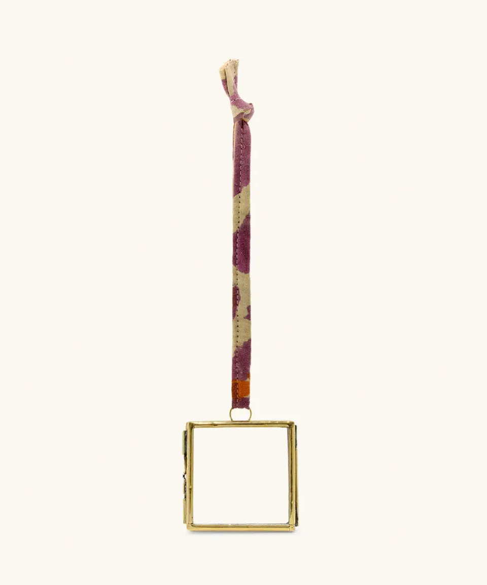 Doing Goods Mini Pink Leopard Bilderrahmen 5,5 cm Messing