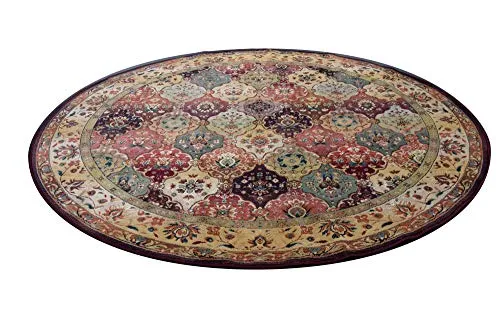 THEKO Gabiro Orientteppich 200 rund Pastell Multi Vintage