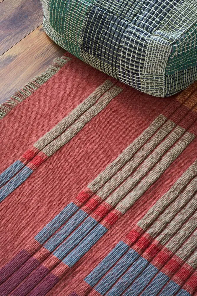 Lorena Canals Columns Sienna Teppich 170x240 Wolle geometrisch