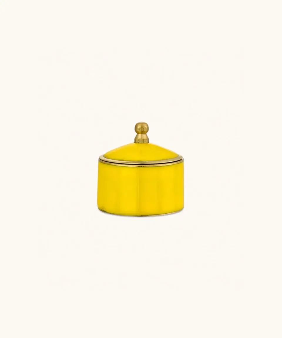 Doing Goods Bailey Cirque Petite Schmuckdose gelb 5 cm