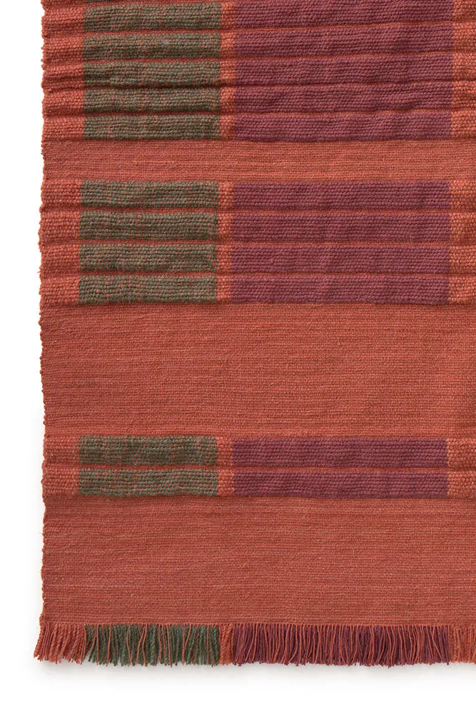 Lorena Canals Columns Sienna Teppich 170x240 Wolle geometrisch