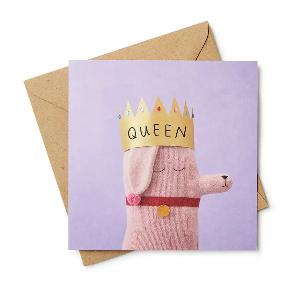Donna Wilson Patsy Queen Grußkarte 15 cm Recycling