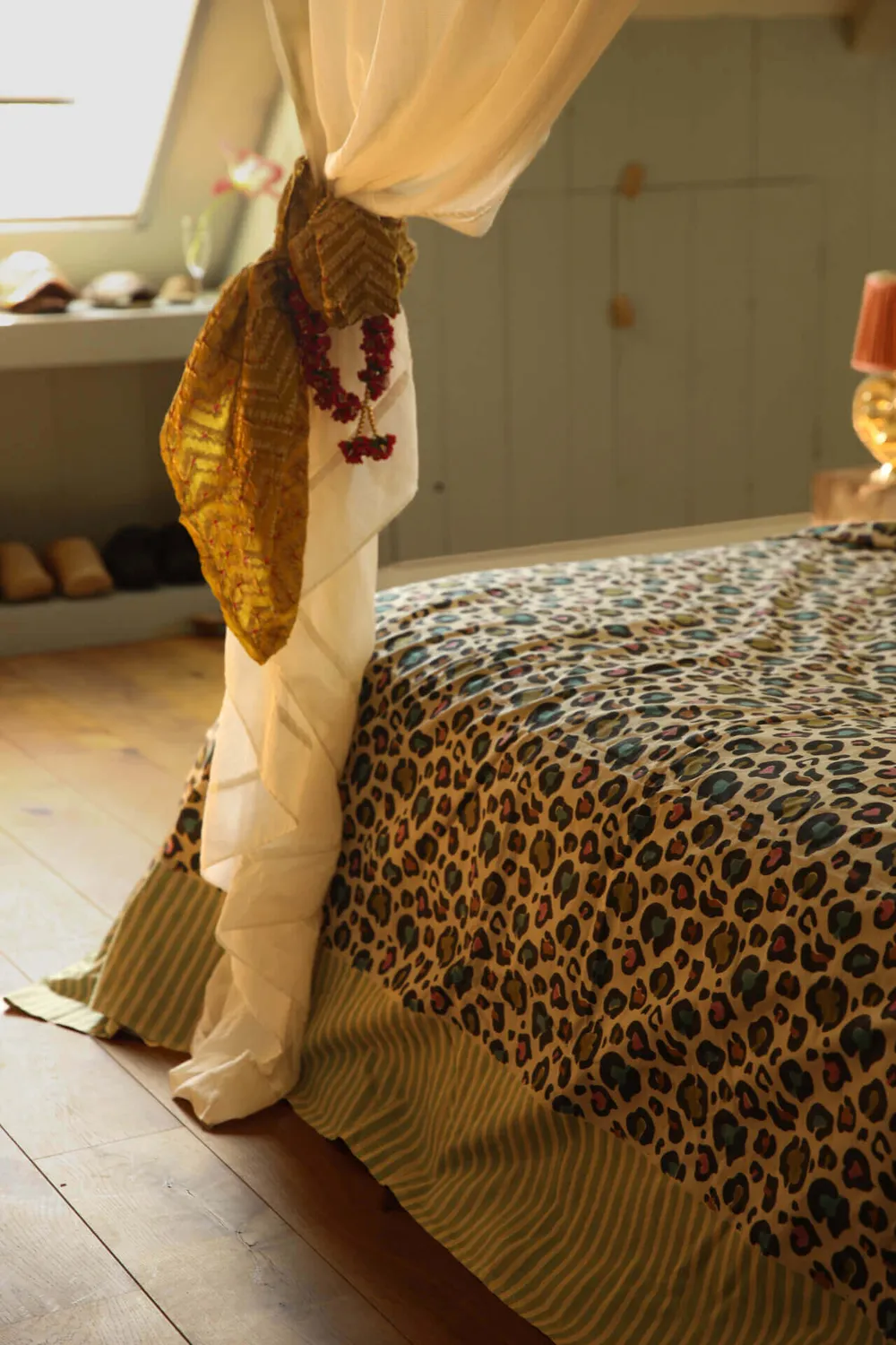 Doing Goods Disco Leopard Double Baumwolldecke 240x280