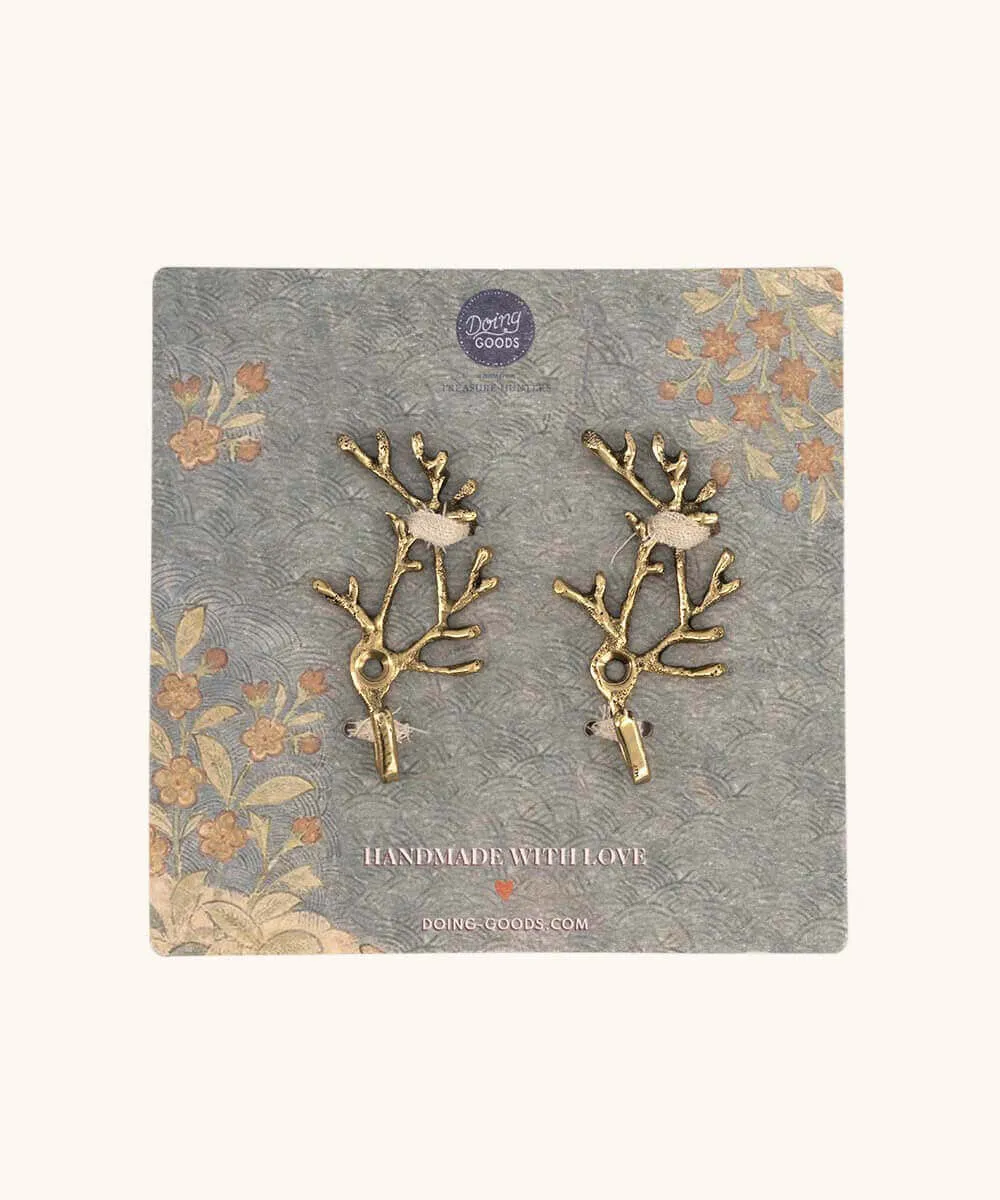 Doing Goods Marie Coral Wandhaken Set klein Koralle