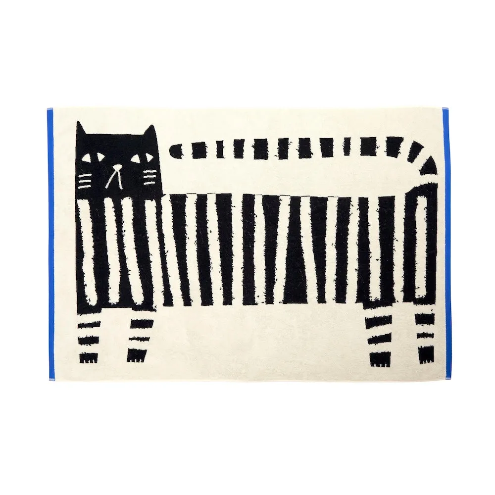 Donna Wilson Lazy Cat Handtuchset 4-teilig Baumwolle
