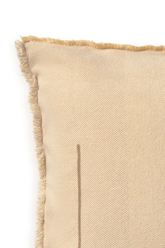 Lorena Canals Vertical Natural Kissen 45x45 cm Baumwolle