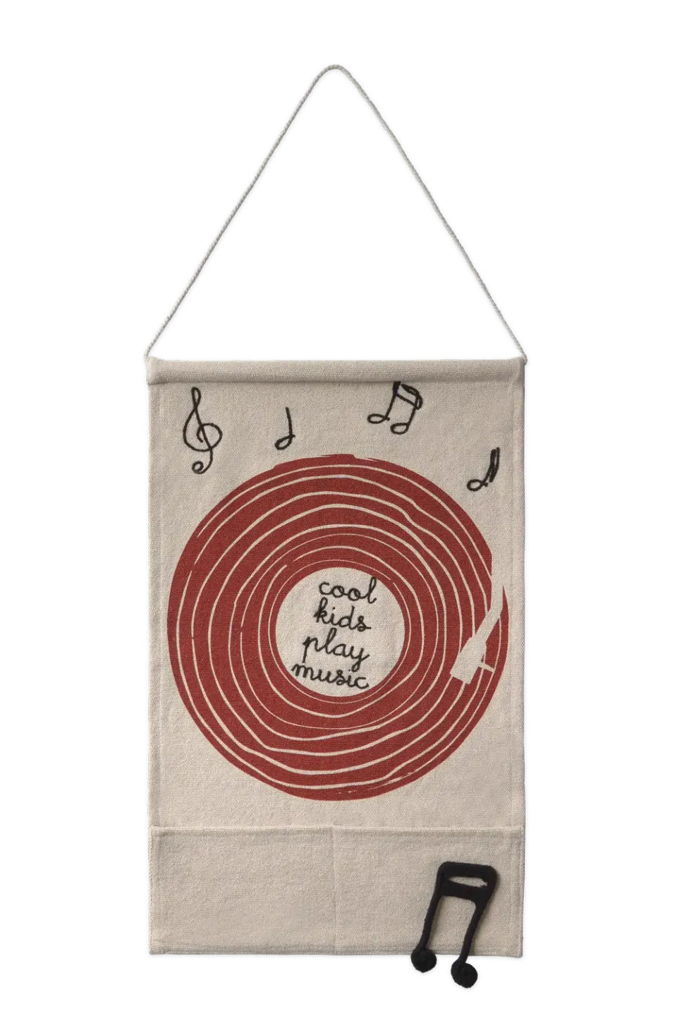 Lorena Canals Music Wandbehang 45x70 cm mit Taschen