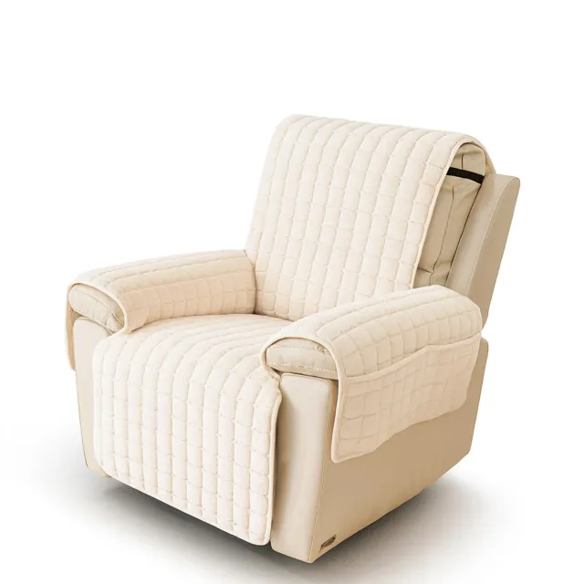 HonunGron Relaxsessel Bezug Beige 1-Sitz 53x190 Plsch