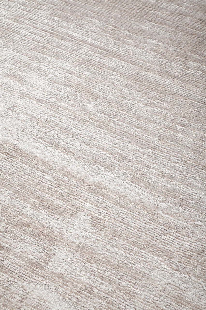 Amini Aura Teppich Grau 250x200 Bananenseide
