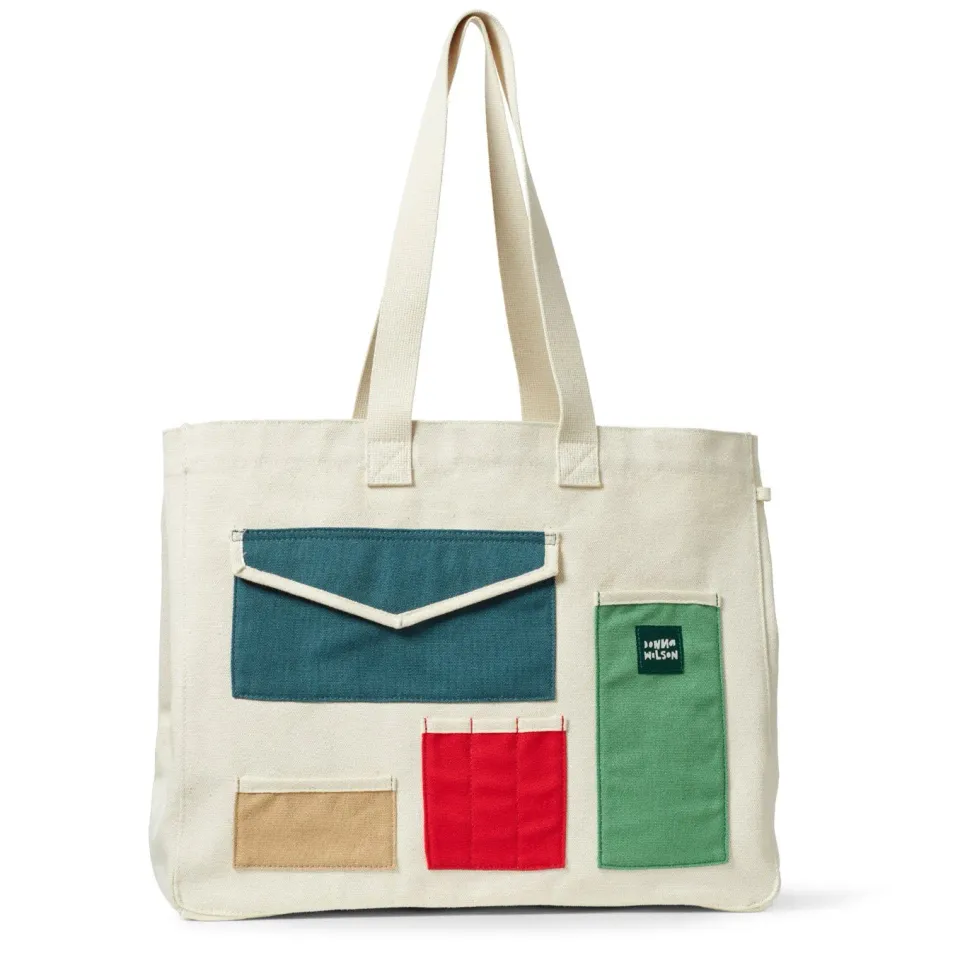 Donna Wilson Pocket Patch Shopper Tasche Baumwolle
