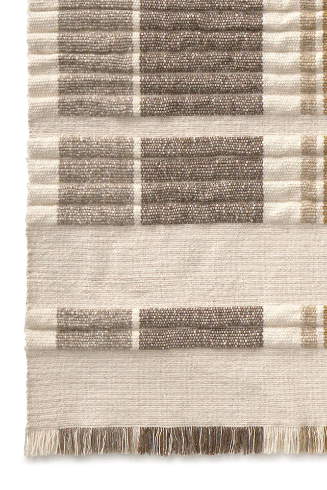Lorena Canals Columns Natural Handloom-Teppich 140x200 Wolle