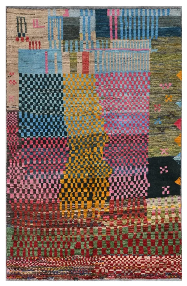 Amini Taimany Teppich 193x119 handgeknüpft