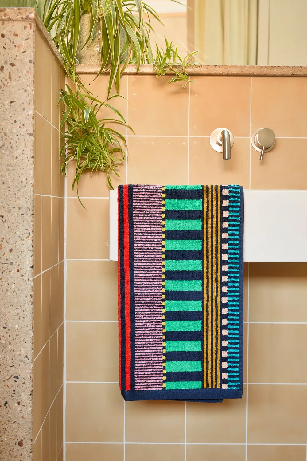 Donna Wilson Multi Stripe Handtuch 50x90 Baumwolle