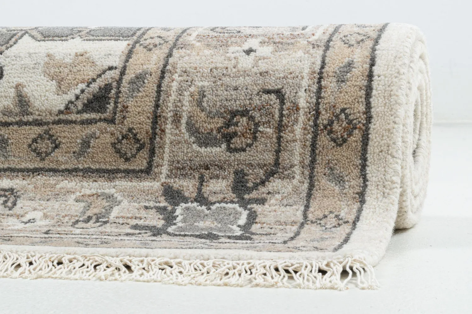THEKO Luxus Vintage Natur Versian Teppich 40x60