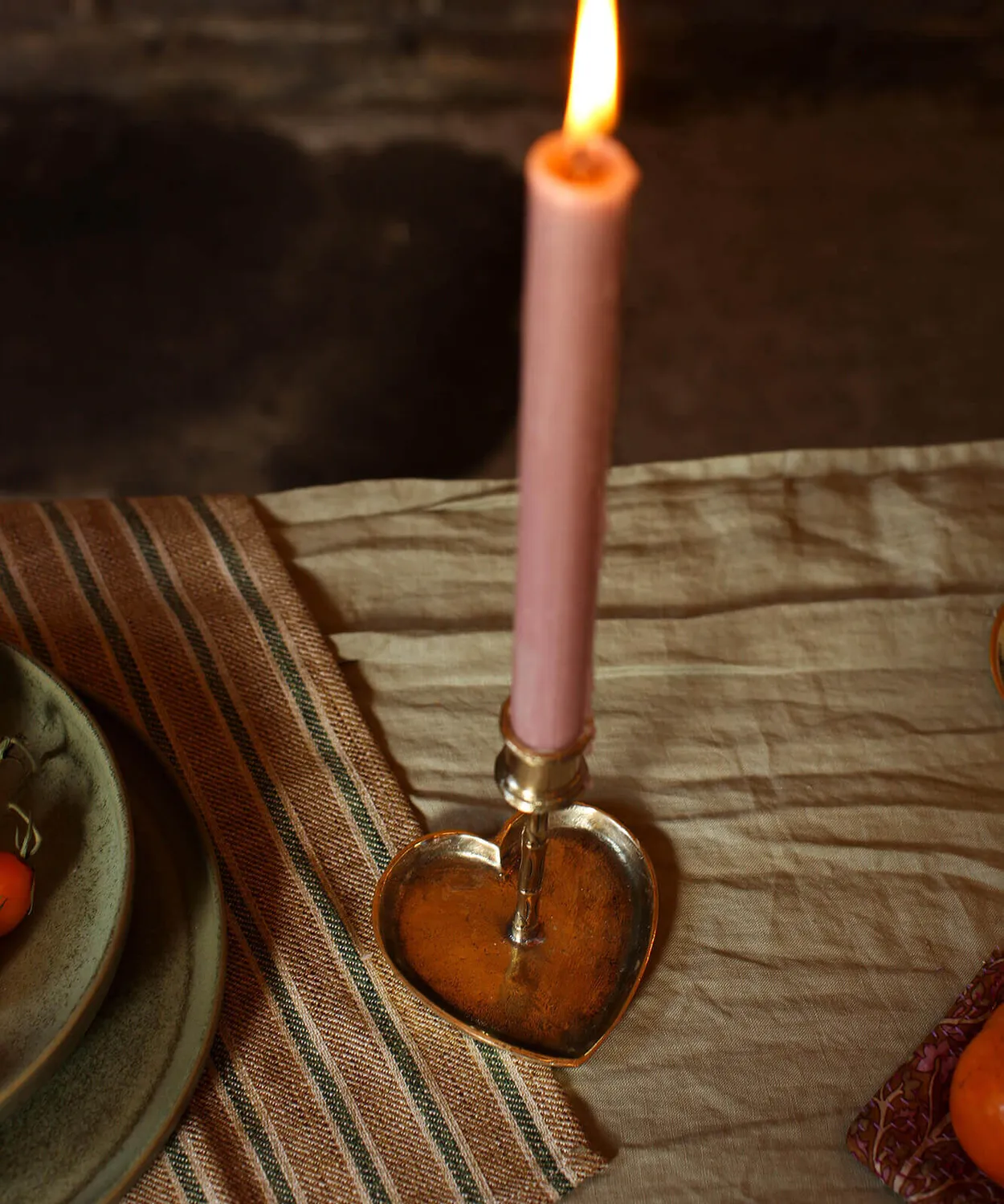 Doing Goods Bodhi Bamboo Heart Kerzenhalter Bambus