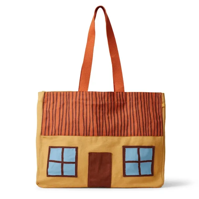 Donna Wilson Large Cottage Shopper Tasche Baumwolle gemustert