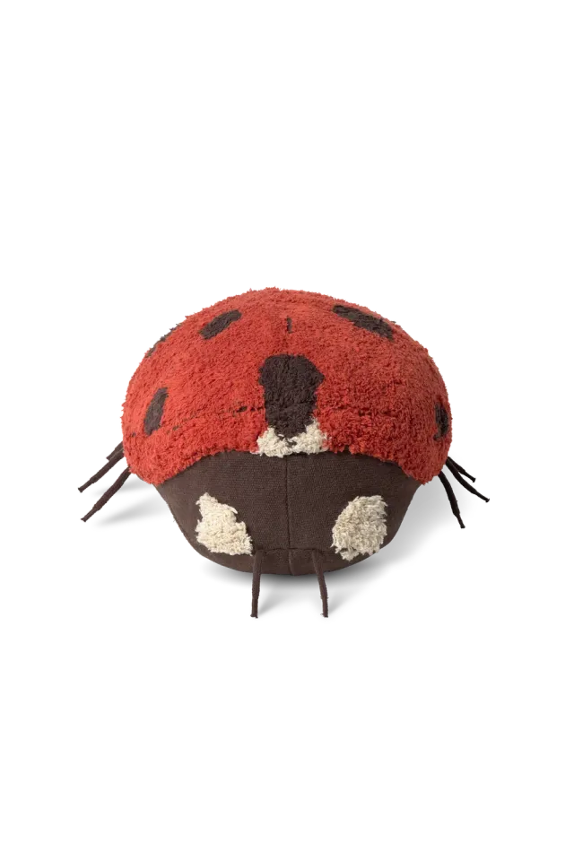 Lorena Canals Maria the Ladybug Bodenkissen 45x40x24 Marienkäfer