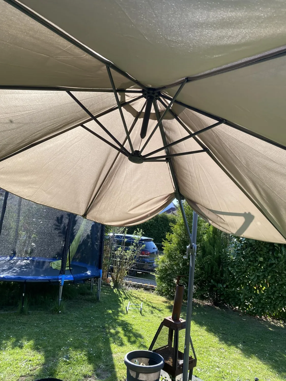 HonunGron Sonnenschirm Ersatzbezug Polyester UV-Schutz