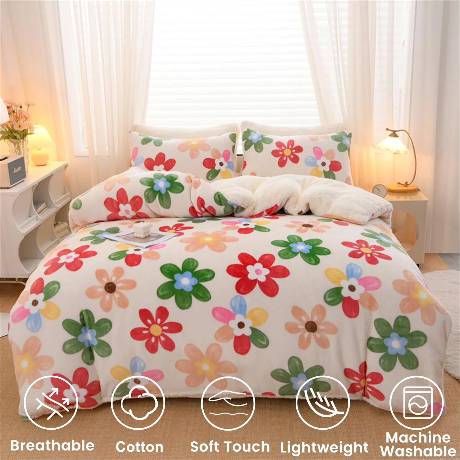 HonunGron Sherpa Bettdecke Winter B 150x200cm 3kg warm