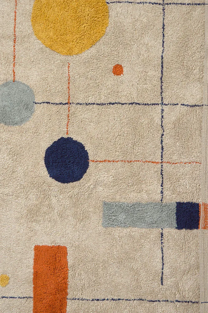 Lorena Canals Geometrical Shapes Waschteppich 120x160 Baumwolle