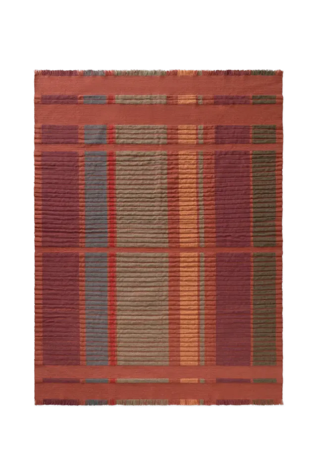Lorena Canals Columns Sienna Teppich 170x240 Wolle geometrisch