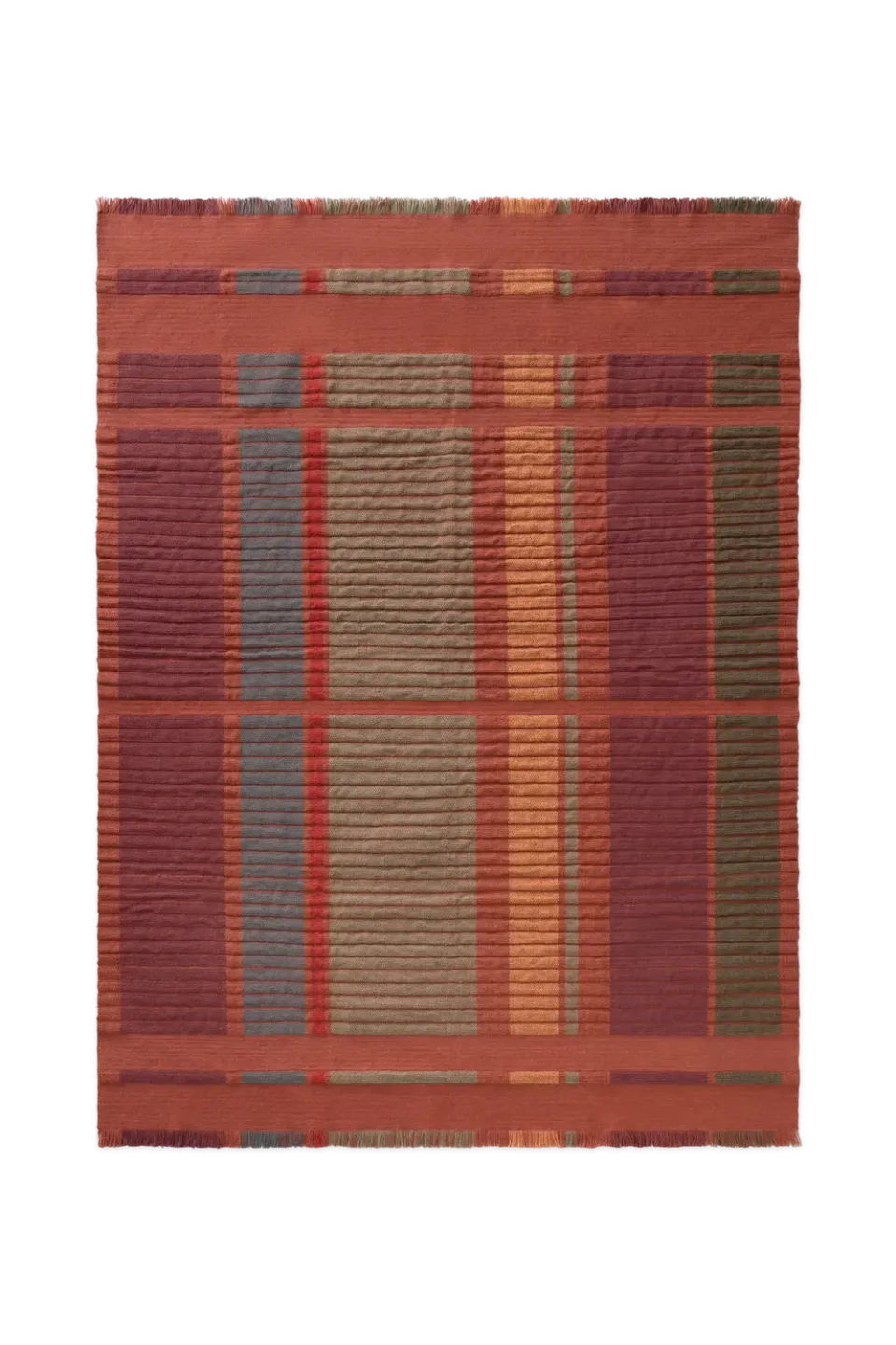 Lorena Canals Columns Sienna Teppich 170x240 Wolle geometrisch