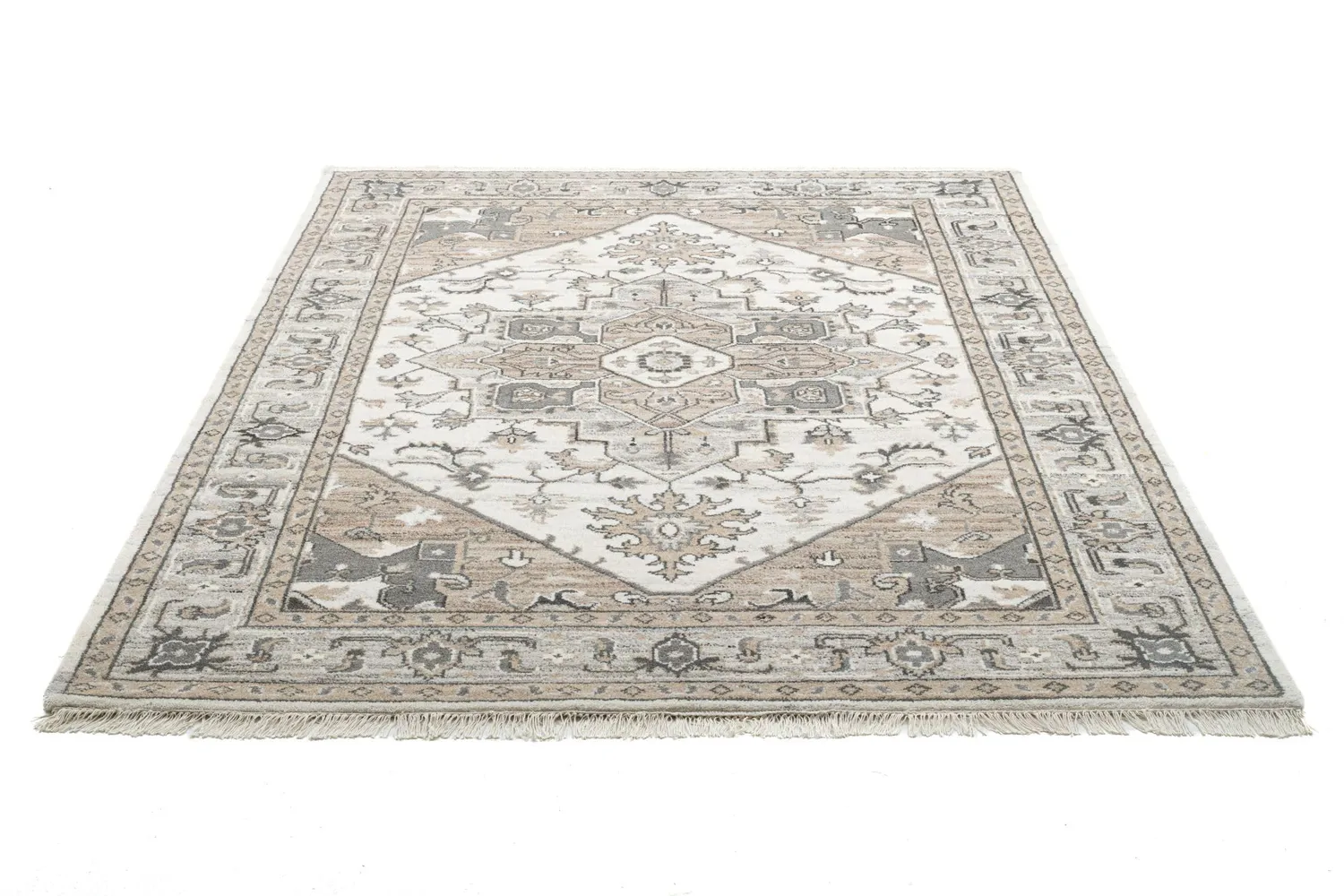 THEKO Luxus Vintage Natur Versian Teppich 40x60