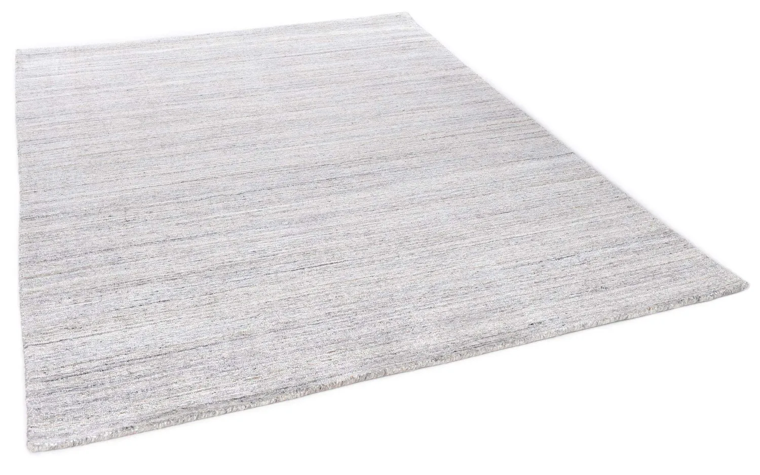 THEKO Sandiego Teppich 60x90 cm Grau Wolle-Viskose