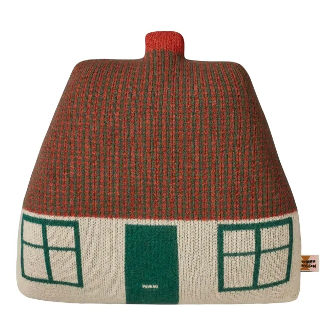 Donna Wilson Cottage Kissen Grün 42x42 Lambswool
