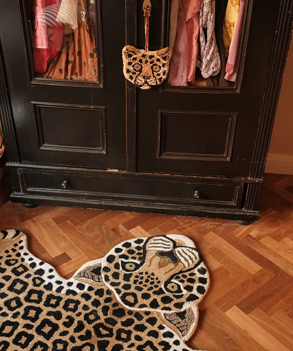 Doing Goods Loony Leopard XL Teppich Wolle