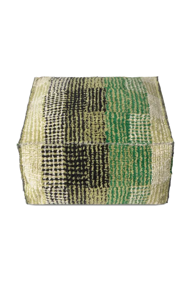 Lorena Canals Monstera Sitzpouf 54x54x27cm grün wendbar