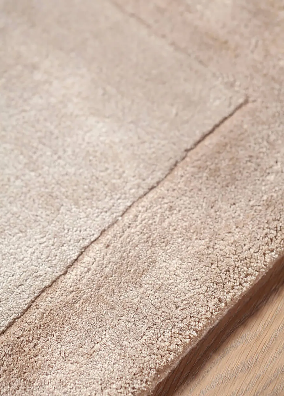 Amini Atmosphere Teppich 300x200cm Viskose sky grey