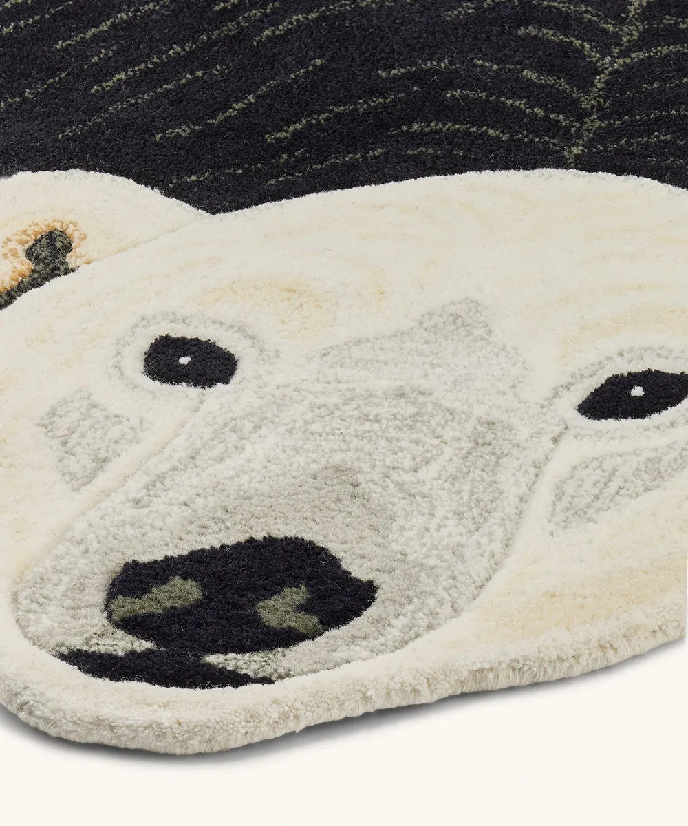 Doing Goods Ours Polaire Yin Yang XL Teppich 238x155 Wolle