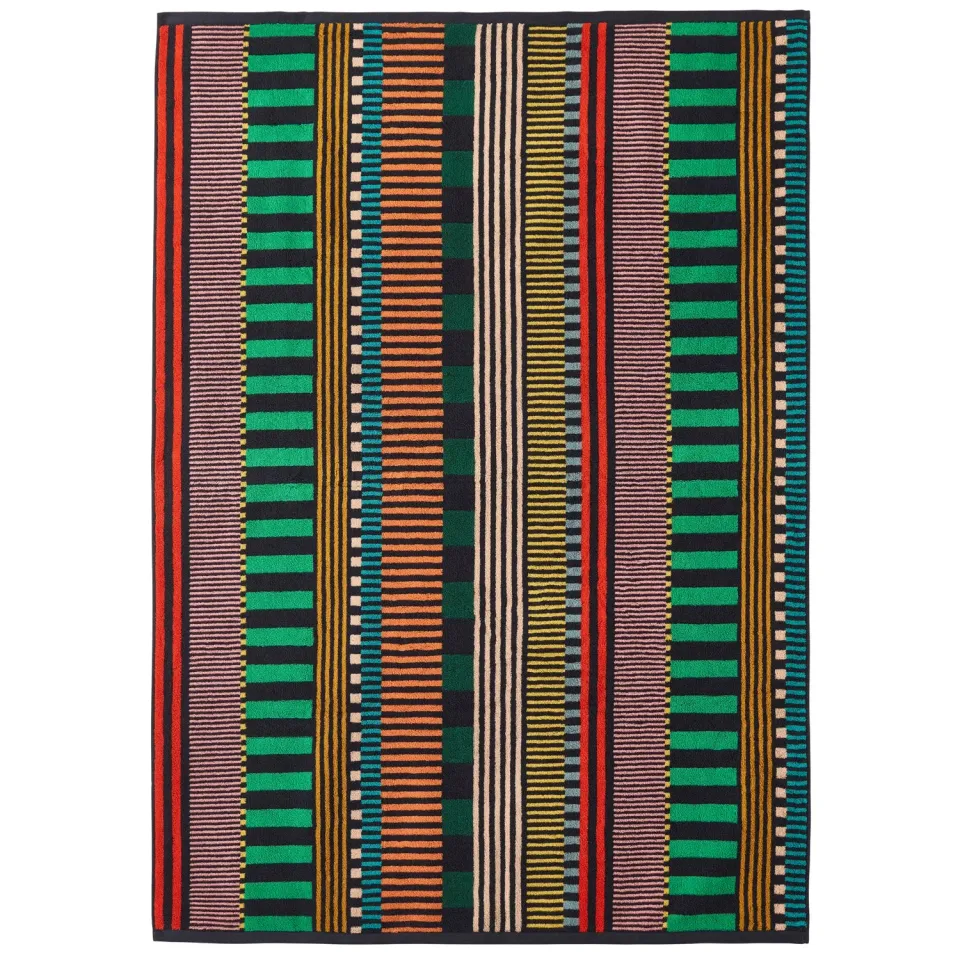 Donna Wilson Multi Stripe XL Badetuch 100x150cm Baumwolle