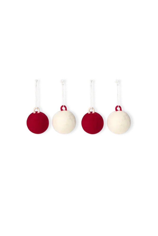 Lorena Canals Christmas Balls Christbaumkugeln 4er 7cm
