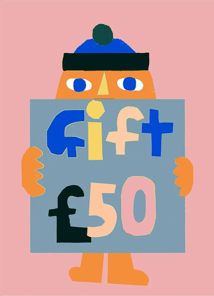 Donna Wilson £50 Geschenkgutschein digital 50 Pfund