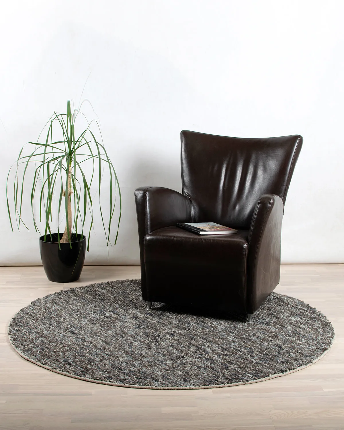 HC Interior Oxford 2200-036 Teppich Dark Grey Mix Wolle