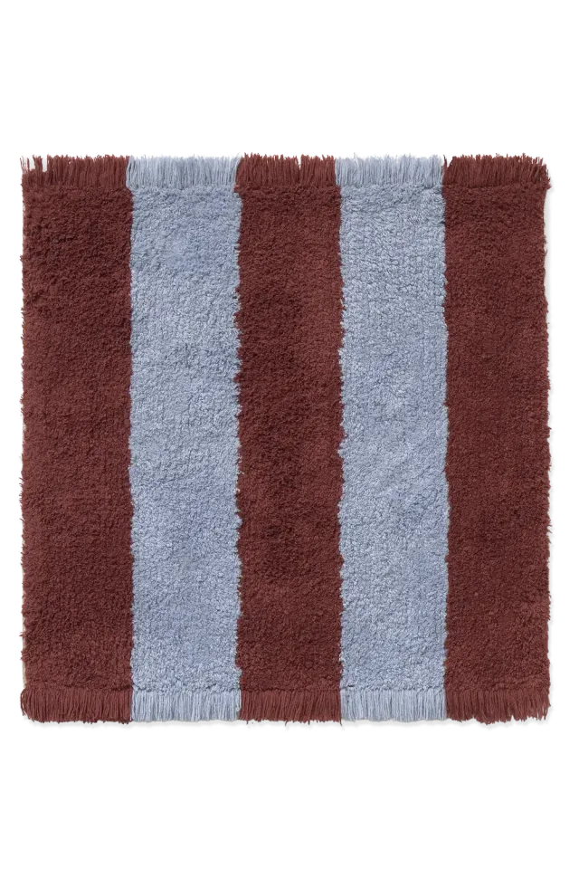 Lorena Canals Cabana Lines Marsala Muster Baumwolle