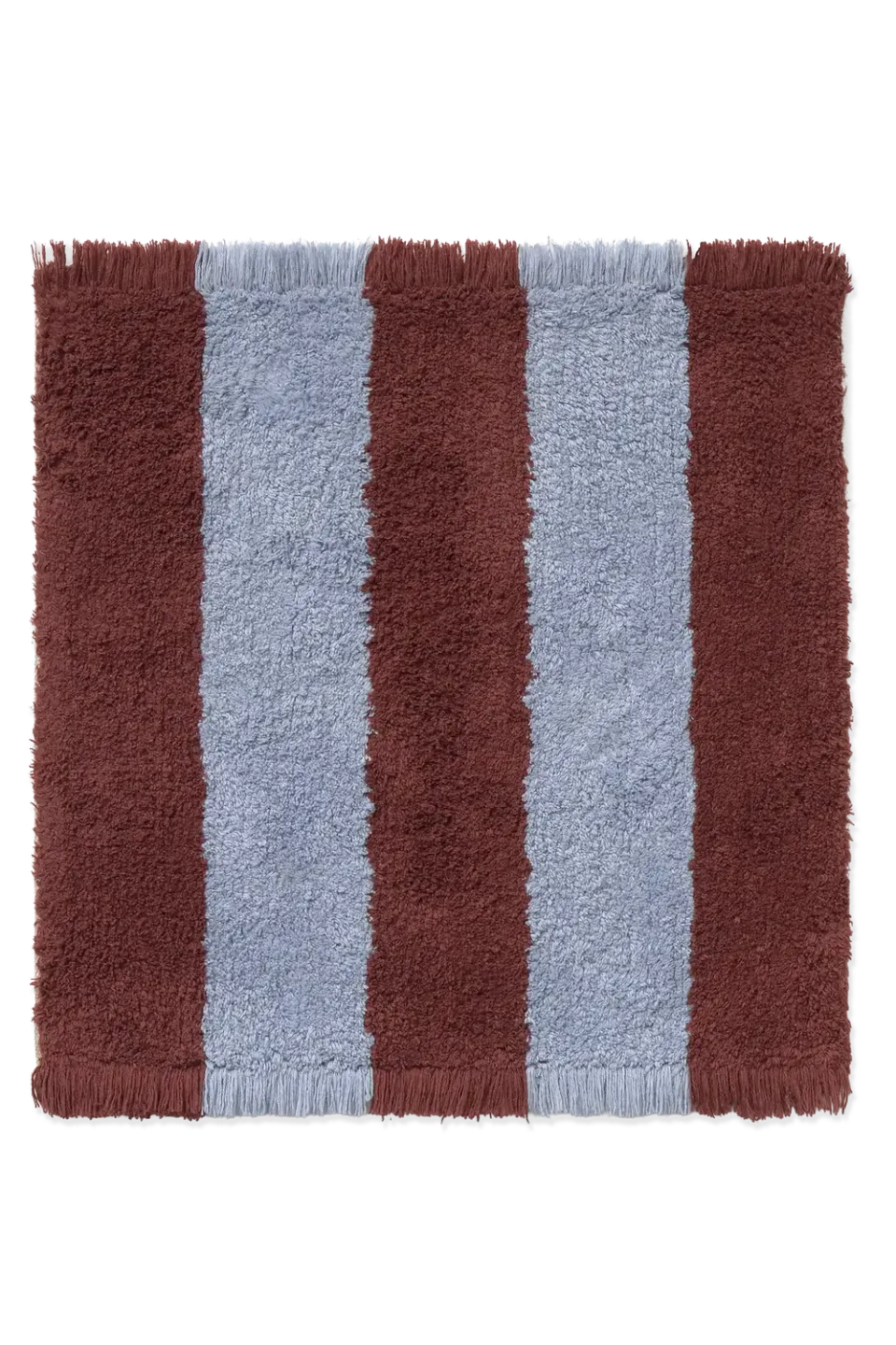 Lorena Canals Cabana Lines Marsala Muster Baumwolle