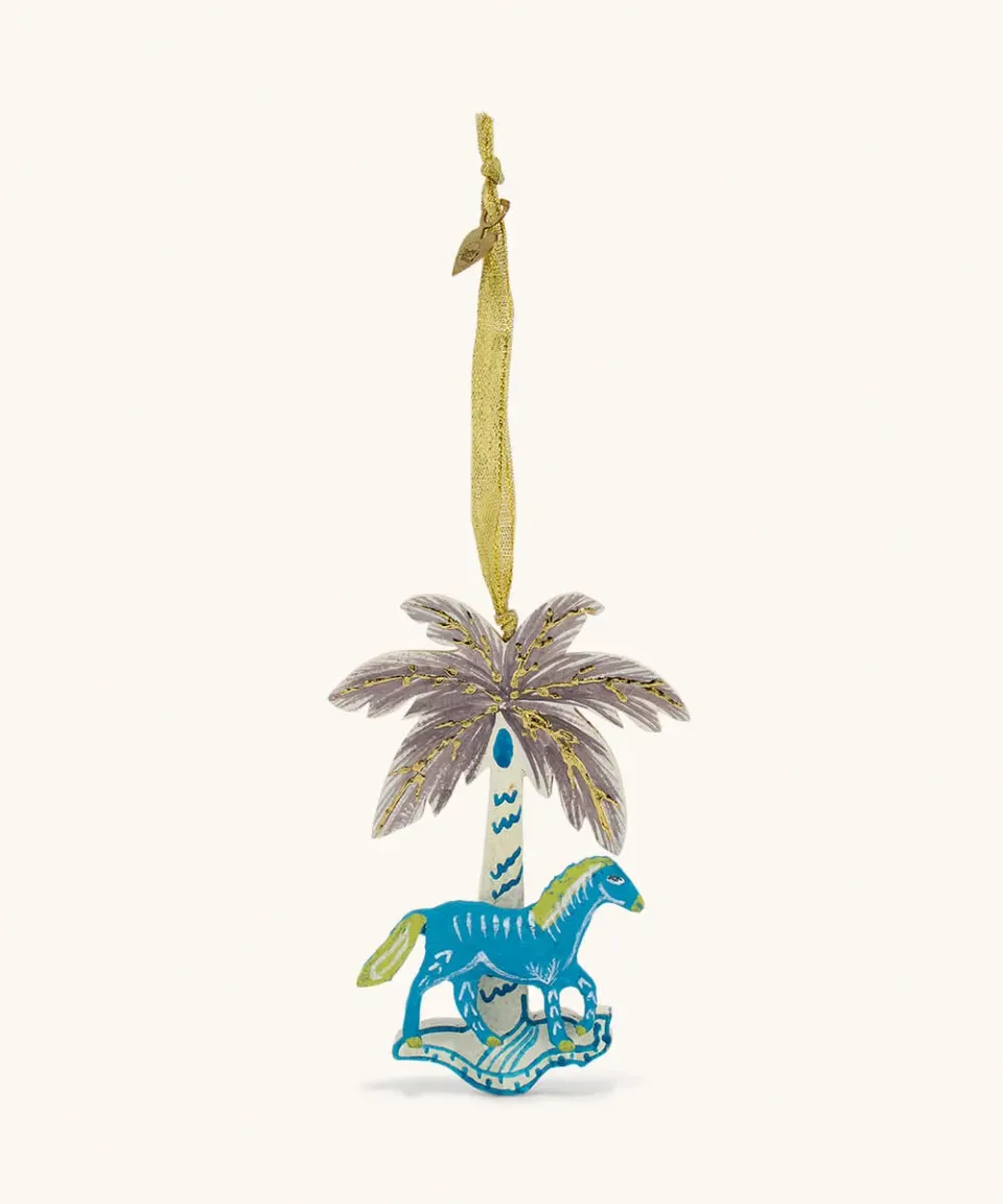 Doing Goods Magic Mosie Anhänger Pferd Blau 12 cm