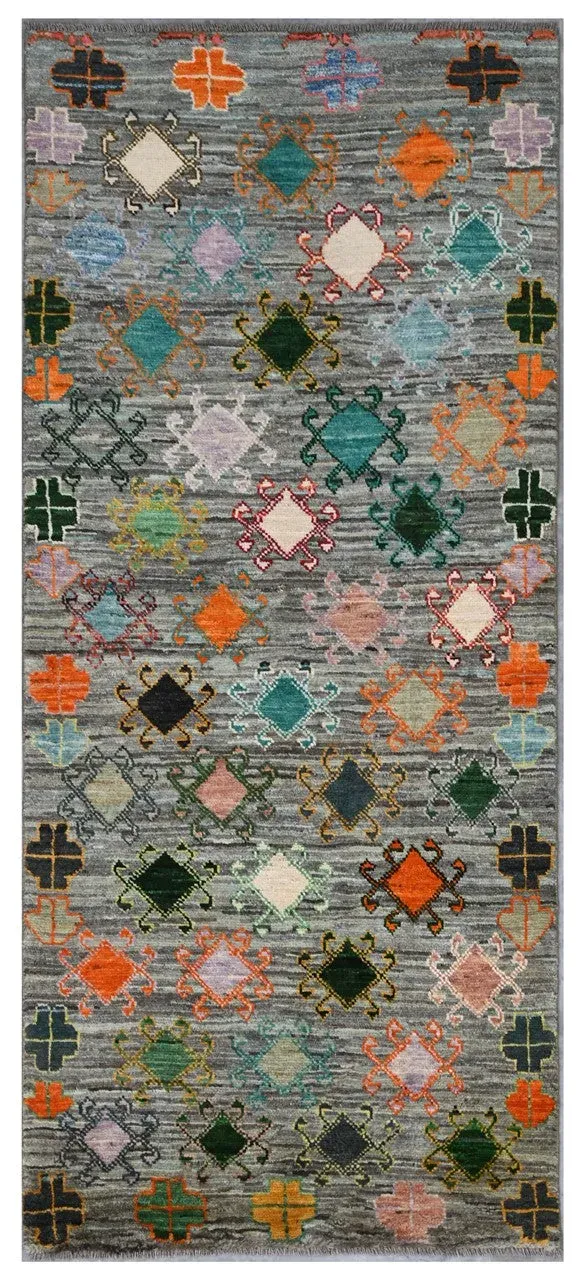 Amini Taimany 8275647 Läufer 202x82cm handgeknüpft