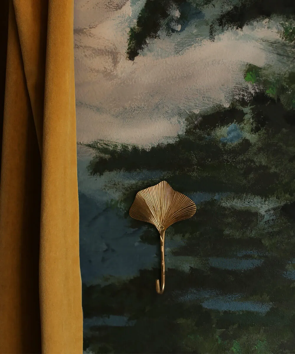 Doing Goods Flora Ginko Wandhaken Messing