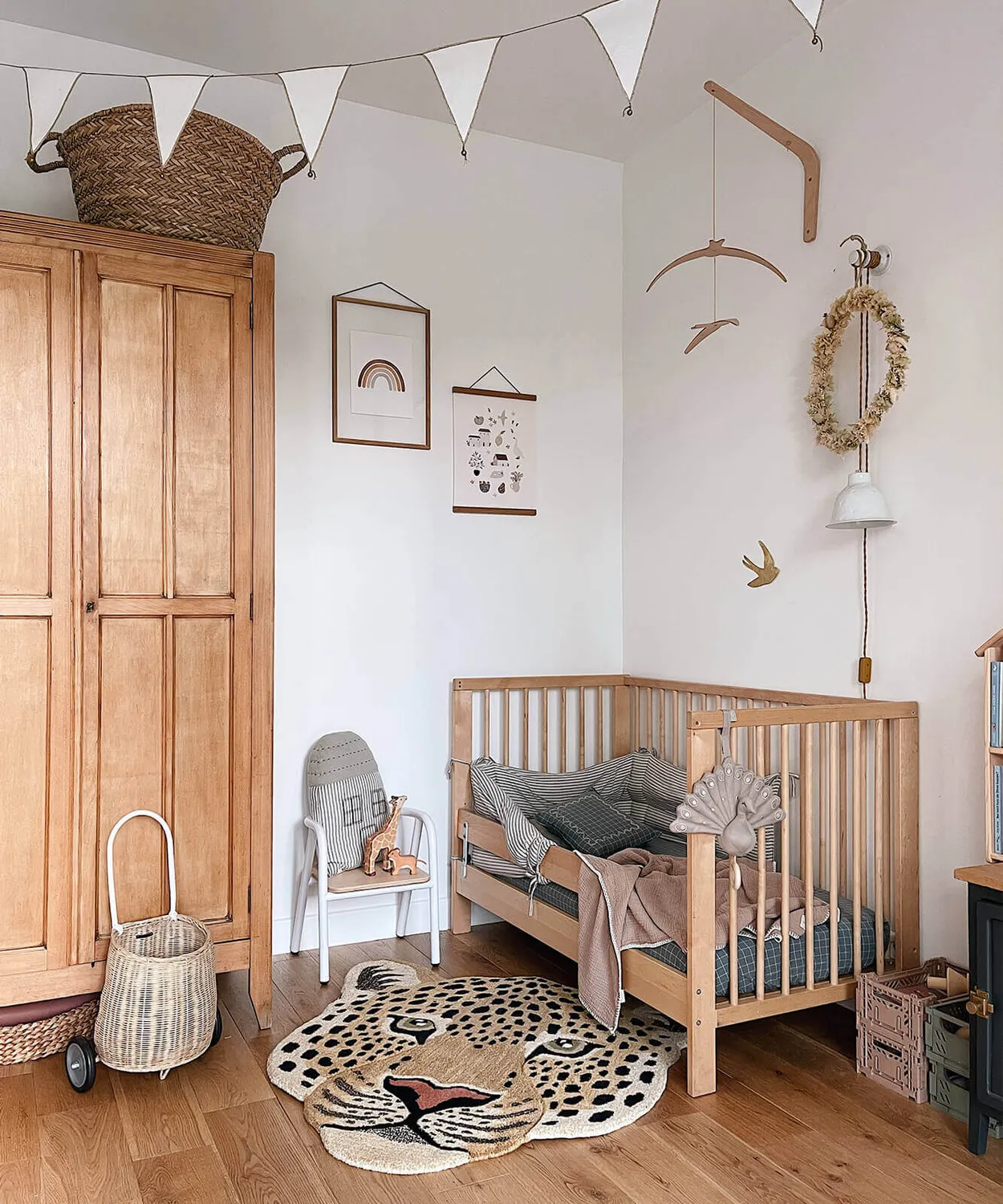 Doing Goods Tapis Amis Himani Leopard Large Teppich Wolle