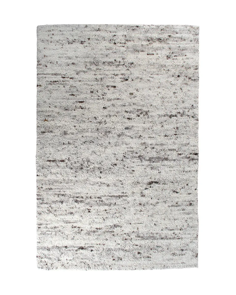 HC Interior Rugs York 3140-206 Teppich White Brown Wollteppich