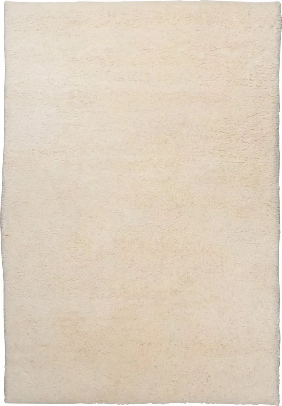THEKO Tanger Berberteppich 60x90 Weiß Schurwolle